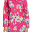 Lauren Ralph Lauren Pink-Floral Portofino Brushed-Twill His Sleepshirt