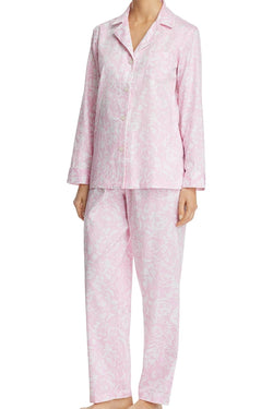 Lauren Ralph Lauren Pink Floral-Print Paris Sateen Pajama Set thumbnail 2
