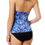 Lauren Ralph Lauren Playa Halter Tummy-Control Tankini Top in Blue Floral