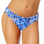 Lauren Ralph Lauren Playa Shirred Banded Hipster Bikini Bottom in Blue Floral