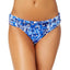Lauren Ralph Lauren Playa Shirred Banded Hipster Bikini Bottom in Blue Floral