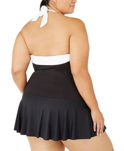 Lauren Ralph Lauren Plus Bel-air Swim Dress Black thumbnail 2
