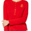 Lauren Ralph Lauren Red Giftables Henley Pajama Lounge Top