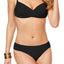 Lauren Ralph Lauren Shirred Underwire Bikini Top in Black