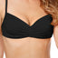 Lauren Ralph Lauren Shirred Underwire Bikini Top in Black