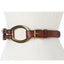 Lauren Ralph Lauren Tan Vachetta Tri-Strap Leather Belt