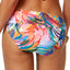 Lauren Ralph Lauren Tropic Palm Shirred Hipster Bikini Bottom in Multicolor
