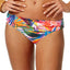 Lauren Ralph Lauren Tropic Palm Shirred Hipster Bikini Bottom in Multicolor
