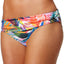 Lauren Ralph Lauren Tropic Palm Shirred Hipster Bikini Bottom in Multicolor