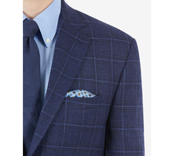 Lauren Ralph Lauren Ultra Flex Plaid Sport Coat Navy thumbnail 3