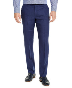 Lauren Ralph Lauren Ultraflex Classic-fit Linen Pants Navy thumbnail 1