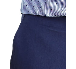 Lauren Ralph Lauren Ultraflex Classic-fit Linen Pants Navy thumbnail 4