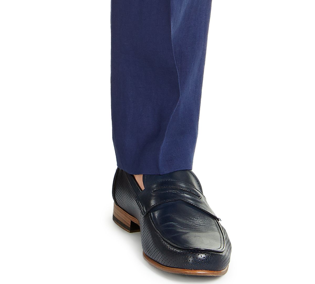 Lauren Ralph Lauren Ultraflex Classic-fit Linen Pants Navy