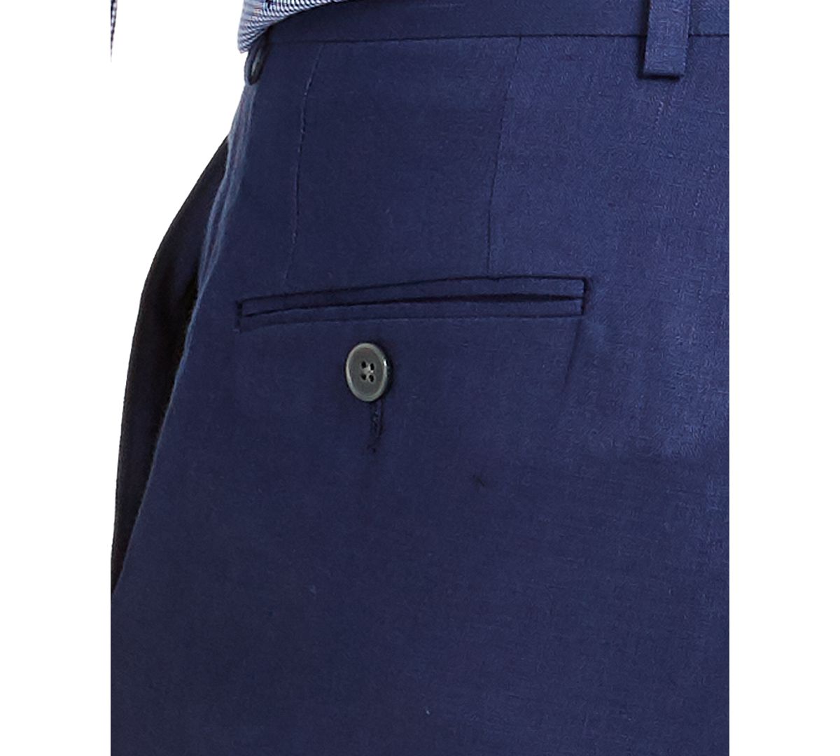 Lauren Ralph Lauren Ultraflex Classic-fit Linen Pants Navy