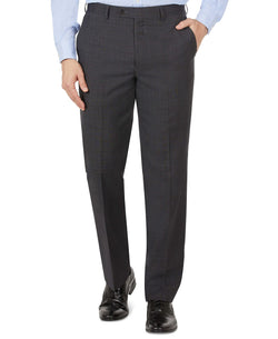 Lauren Ralph Lauren Ultraflex Classic-fit Wool Suit Pants Grey with Blue thumbnail 1
