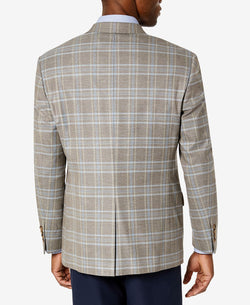 Lauren Ralph Lauren Ultraflex Plaid Blazer Tan/Blue thumbnail 2