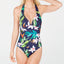 Lauren Ralph Lauren Watercolor Tropical Printed Tummy-control One-piece Swimsuit Watercolor Tropical Floral