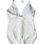 Lauren Ralph Lauren White Lattice Halter Swimsuit