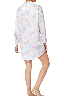 Lauren Ralph Lauren White/Multi-Floral Printed Cotton Sleepshirt thumbnail 4