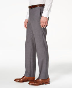 Lauren Ralph Lauren Wool Flat-front Performance Pants Medium Grey thumbnail 2