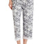 Layla Grey/White Sweet Things Printed Capri Pajama Pant