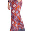 Layla PLUS Red/Multi Printed Drawstring/Tassle Lounge Pant