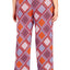 Layla PLUS Red/Multi Printed Drawstring/Tassle Lounge Pant