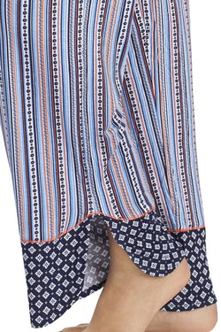 Layla Periwinkle-Stripe Drawstring-Tassle Lounge Pant thumbnail 4