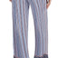 Layla Periwinkle-Stripe Drawstring-Tassle Lounge Pant