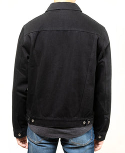 Lazer Denim Trucker Jacket Black Rins thumbnail 2