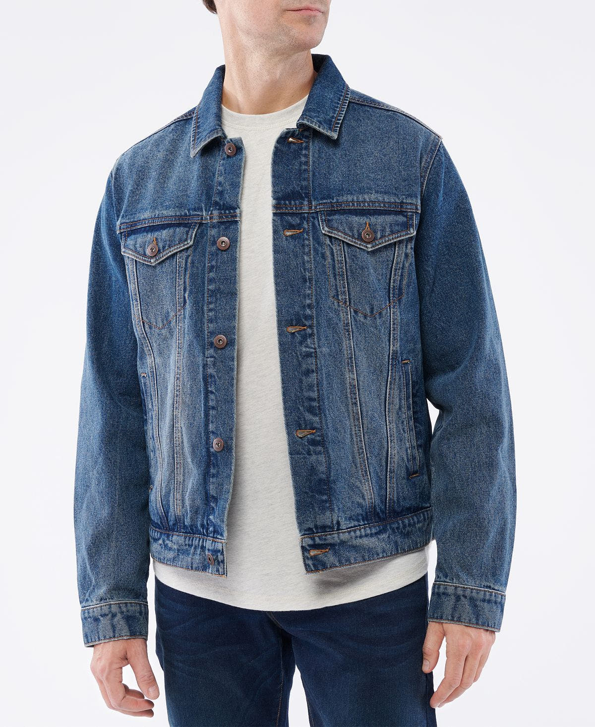 Lazer Denim Trucker Jacket Medium