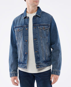 Lazer Denim Trucker Jacket Medium thumbnail 1