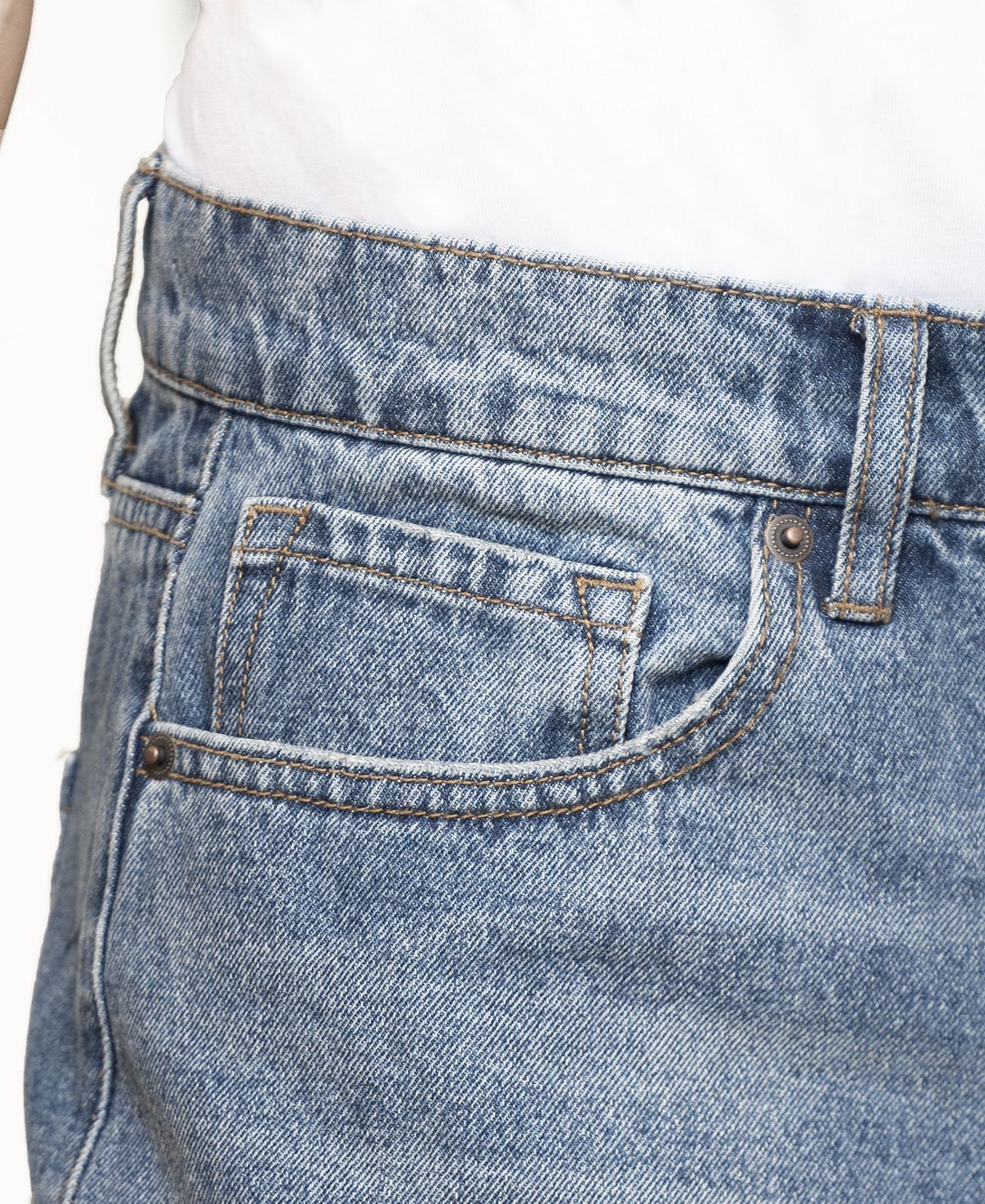 Lazer Loose-fit Rigid Jeans Blue