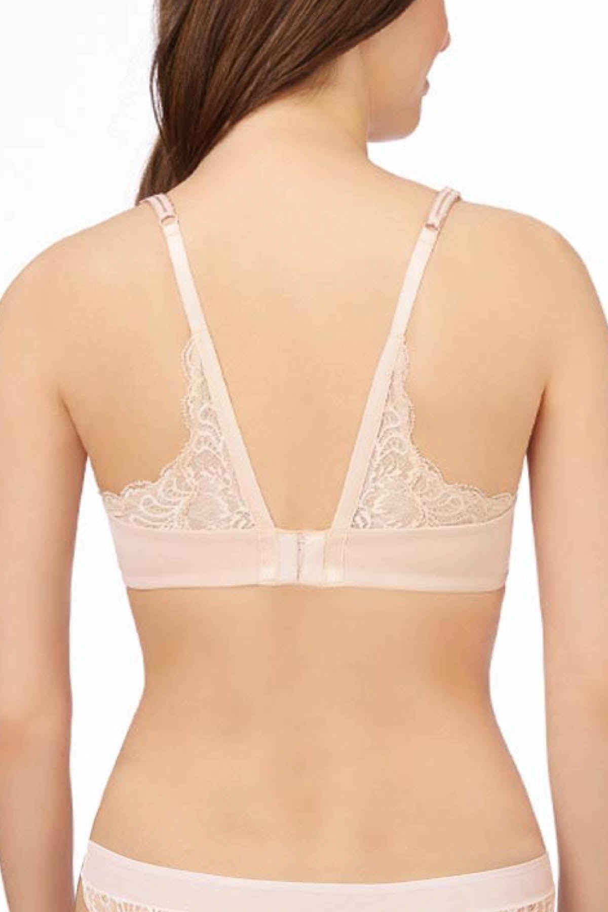 Le Mystere Almond Sophia Lace T-Back Bra
