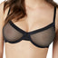 Le Mystere Black Infinite Sheer Unlined Bra