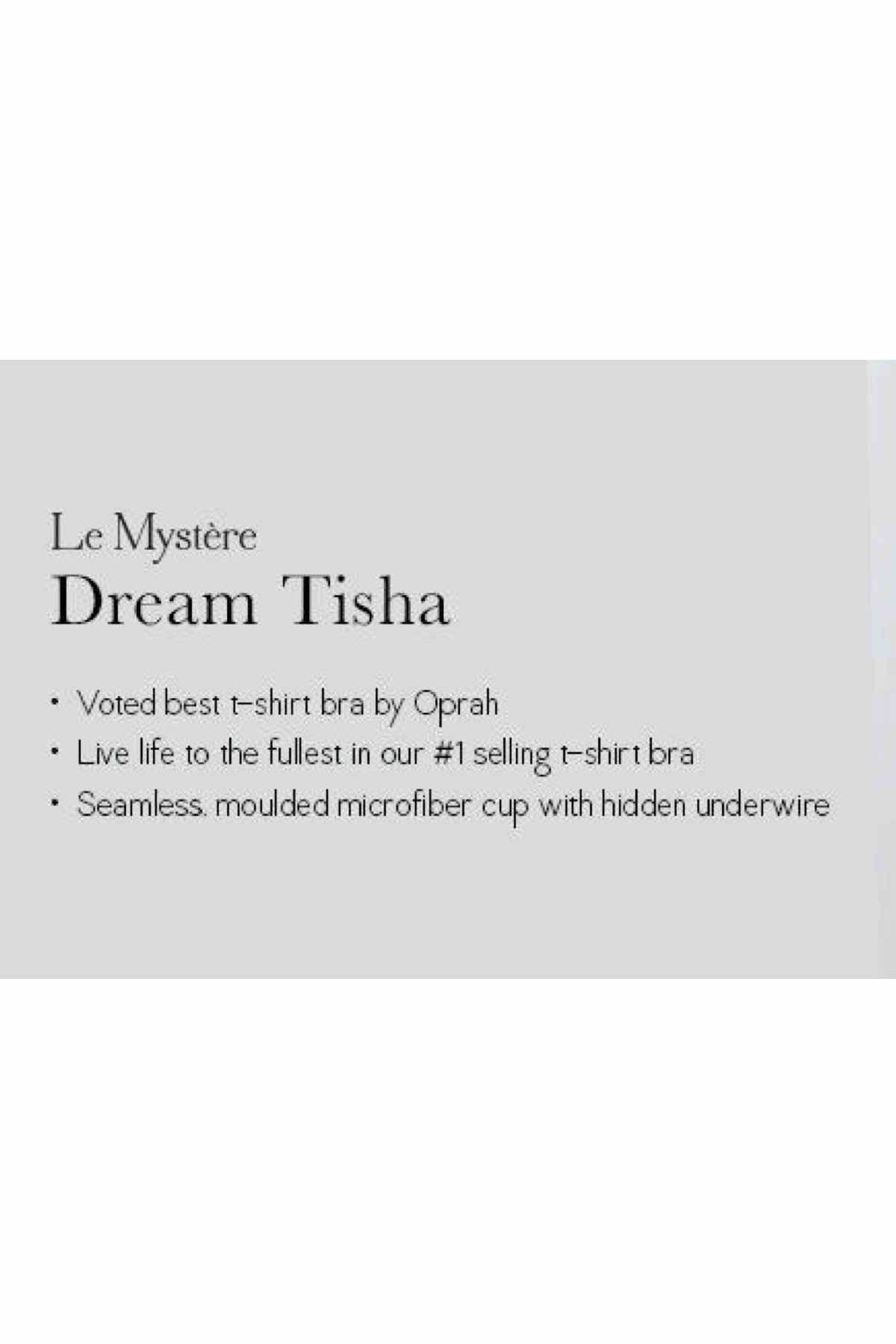 Le Mystere Natural Dream Tisha Oprah's Favorite T-Shirt Bra – CheapUndies