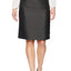 Le Suit Black/White Pin-dot Classic Pencil Suit Skirt