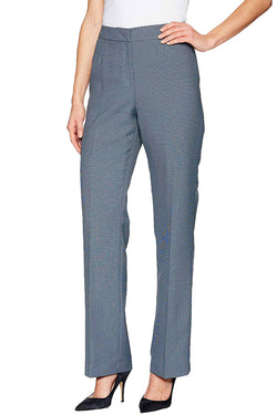 Le Suit Blue-Iris Pindot Slightly-Flared Suit Pant thumbnail 1