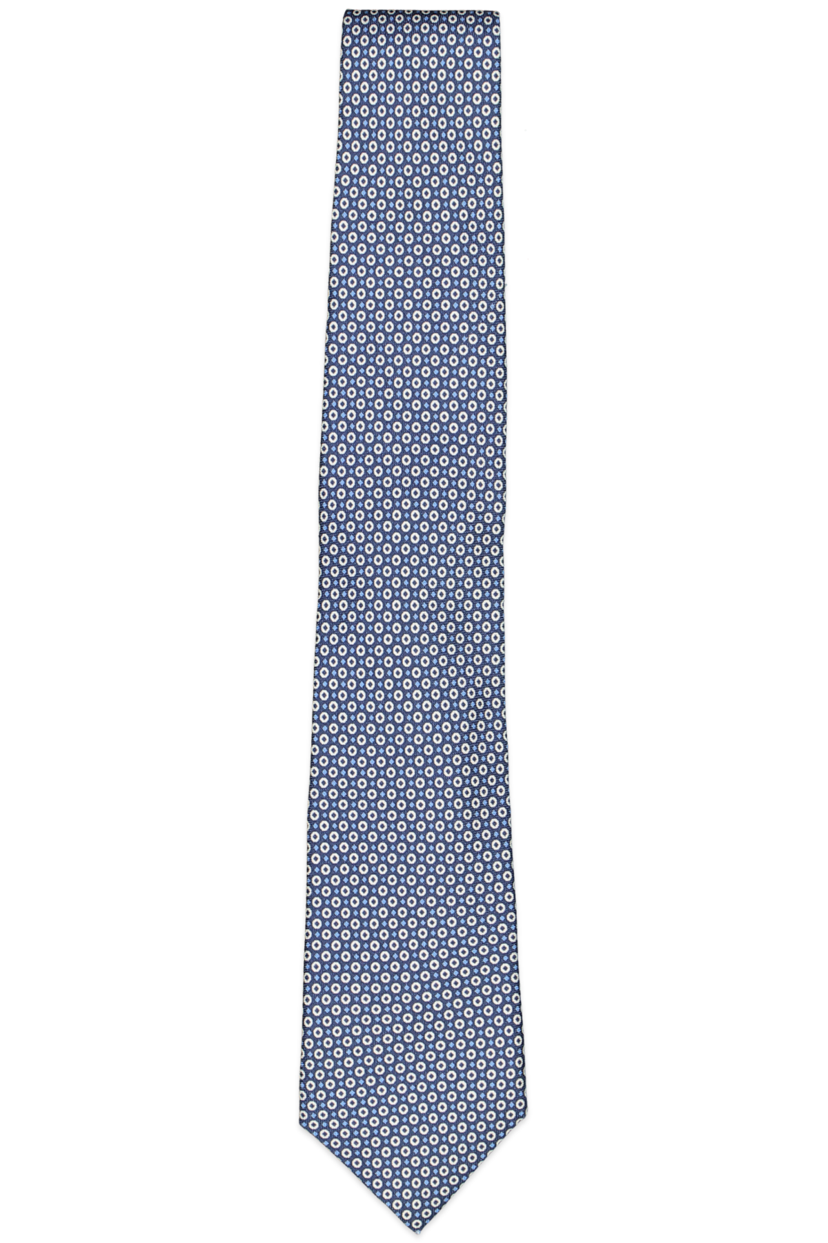 Ledbury Arcadian Circle-dot Silk Classic Tie Lavender