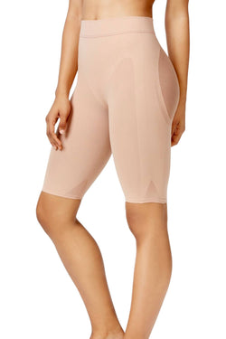 Leonisa Beige Well-Rounded Invisible Butt-Lifter Shaper-Short thumbnail 1