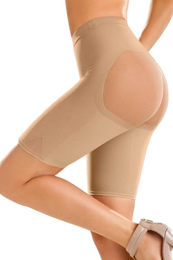 Leonisa Beige Well-Rounded Invisible Butt-Lifter Shaper-Short thumbnail 2