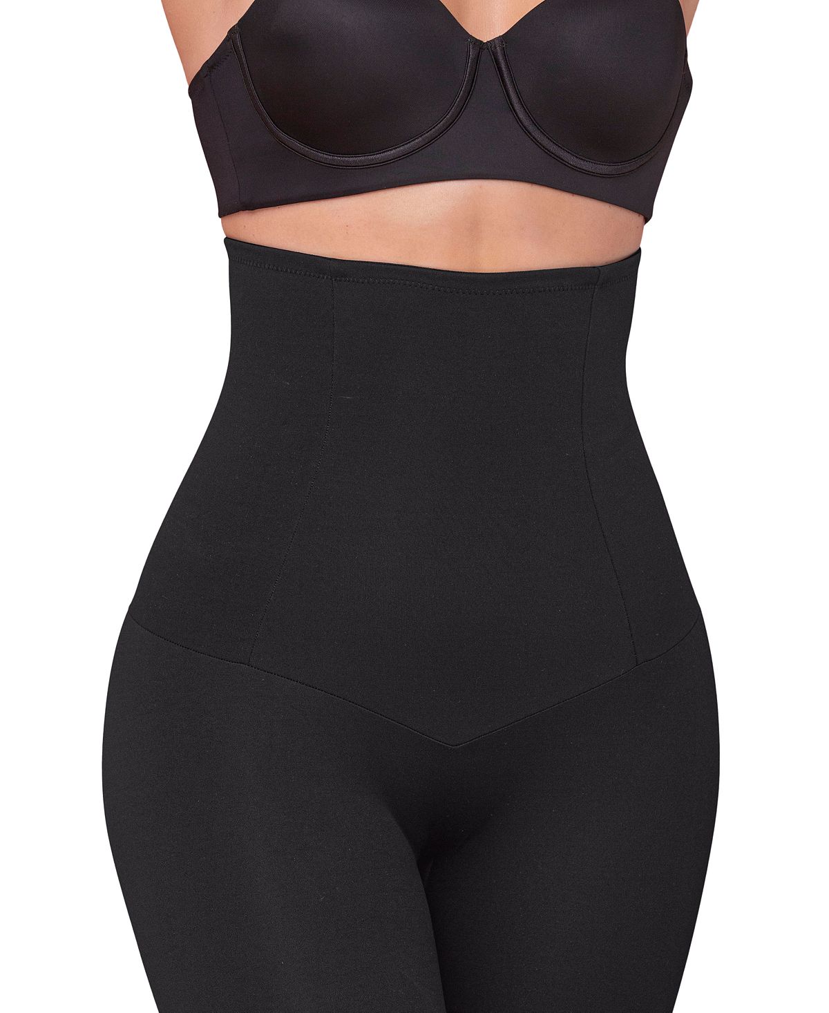 Leonisa Extra High Waisted Firm Compression Legging Black