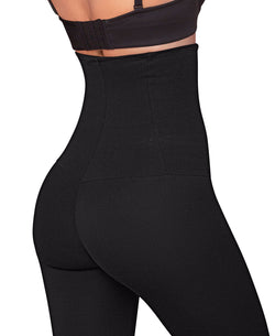 Leonisa Extra High Waisted Firm Compression Legging Black thumbnail 4