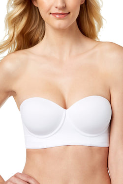 Leonisa White Strapless/Convertible Longline Push-Up Bra thumbnail 1