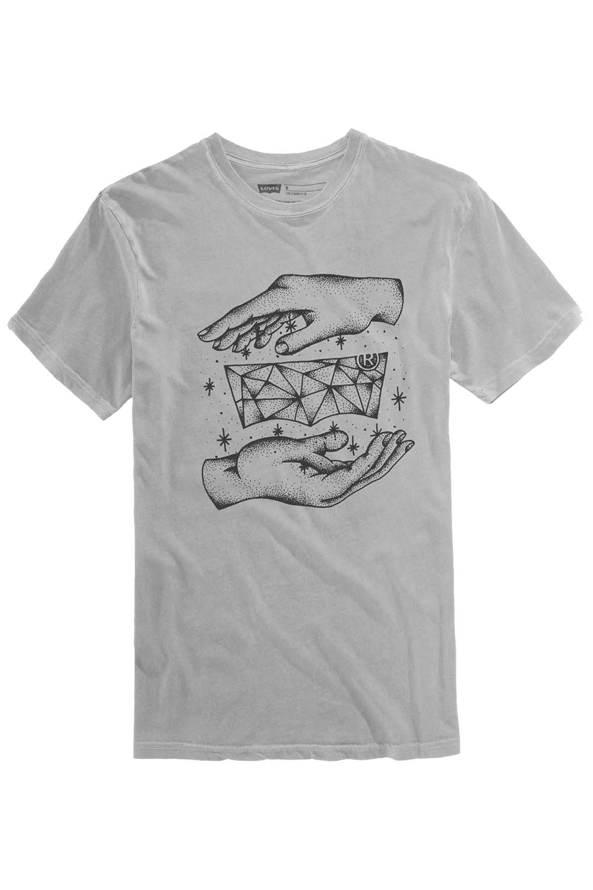 Levi’s Castlerock Grey Slim Graphic Print T-Shirt