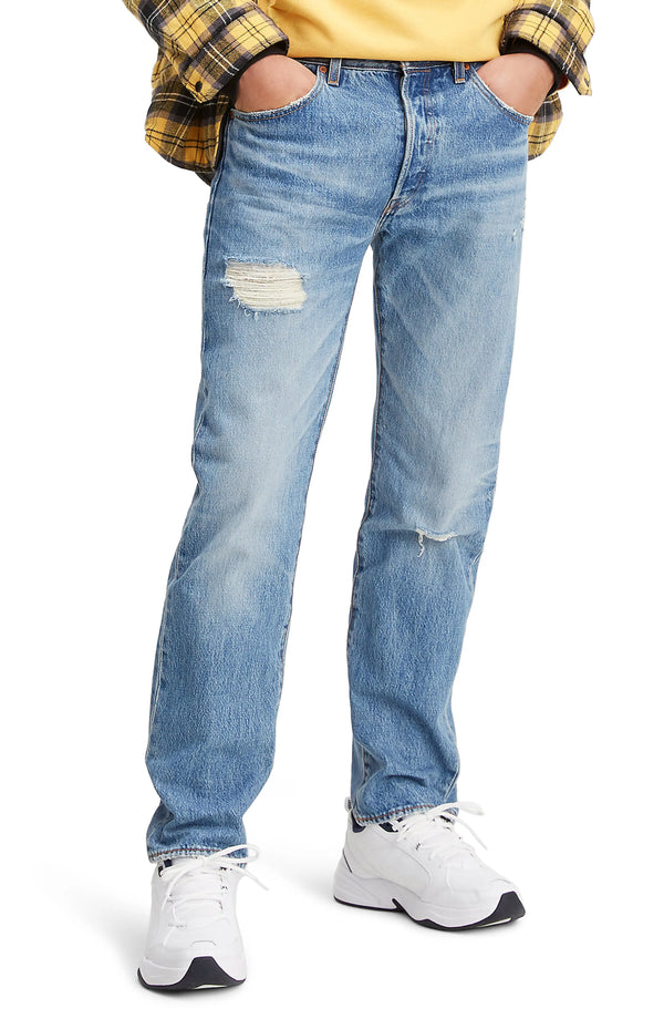 Levi's 501 '93 Ripped Straight Leg Jeans Blue