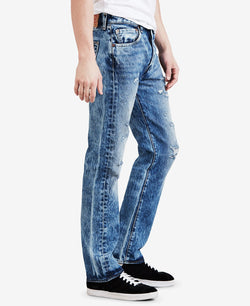 Levi's 501 Original Fit Jeans Rinsed Indigo thumbnail 3