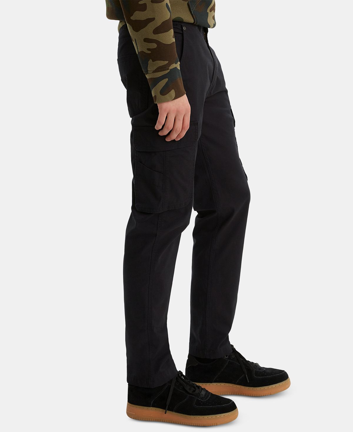 Levi's 502 Aviator Tapered Cargo Pants Caviar