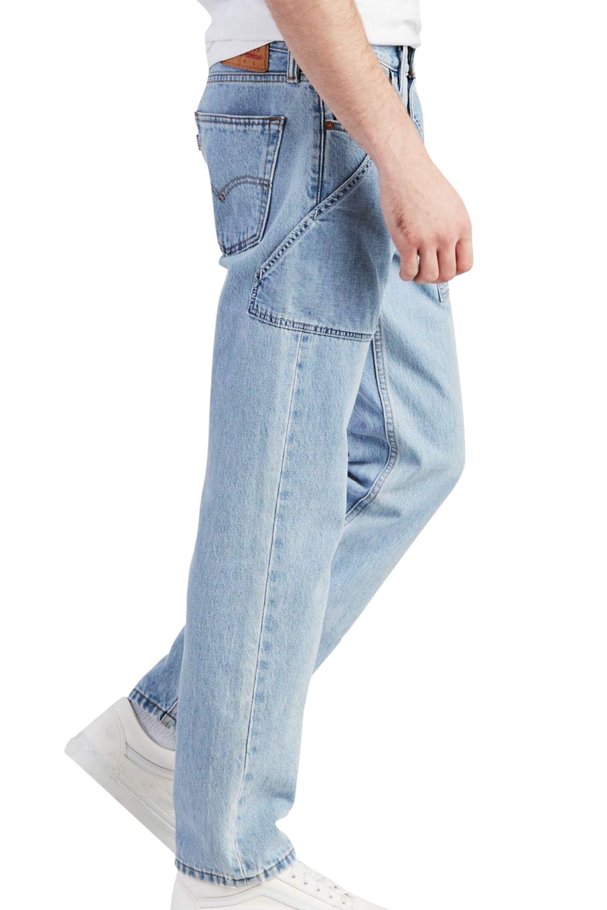Levi's 502 Light-Stonewash Tapered Carpenter Jeans