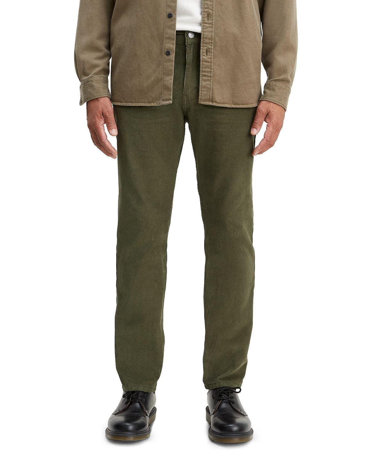 Levi's 502 Taper Corduroy Pants Olive Night
